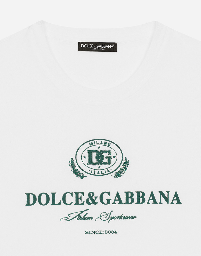 Cotton T-shirt with logo print 5