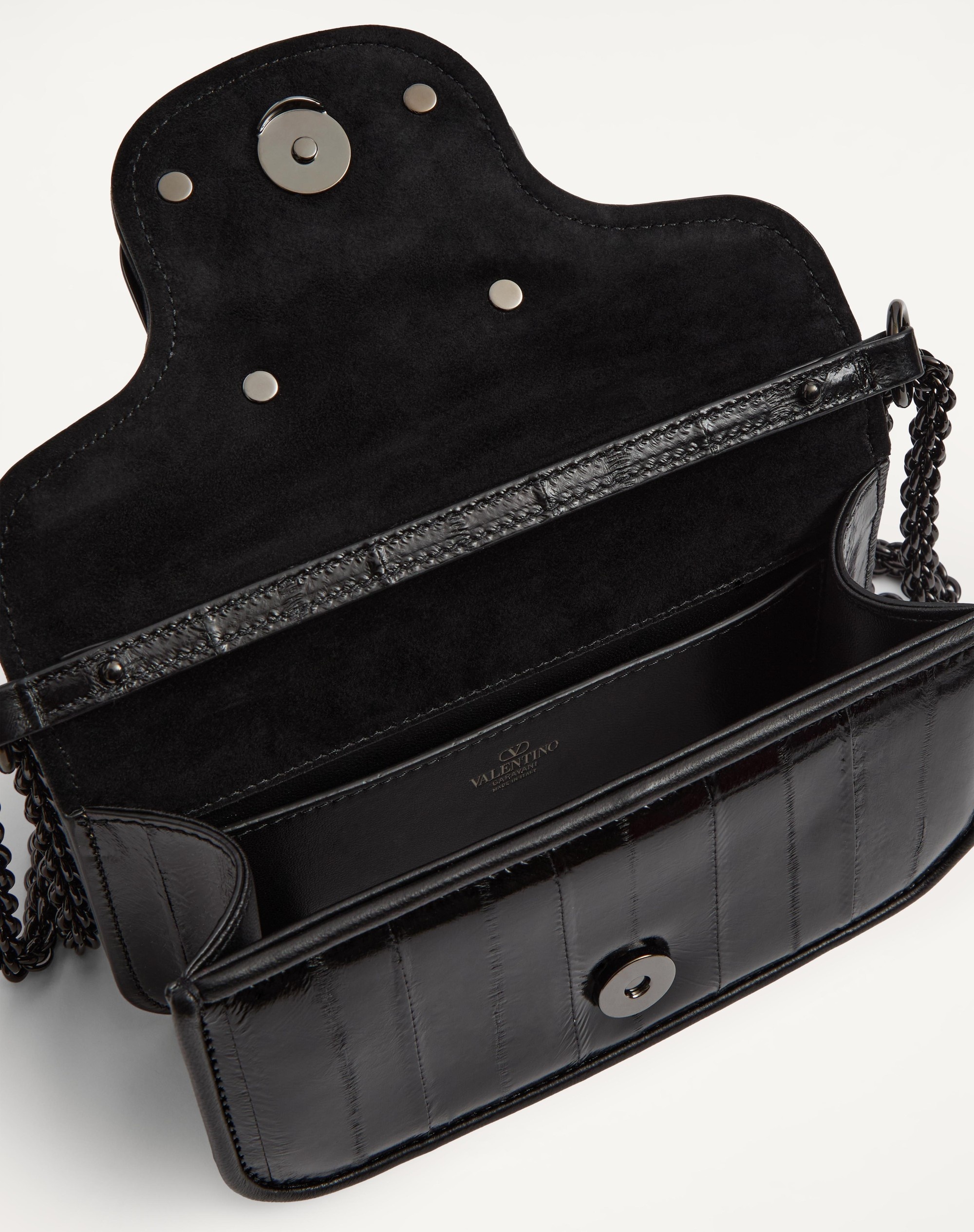 VALENTINO GARAVANI LOCÒ SMALL SHOULDER BAG IN EEL - 6
