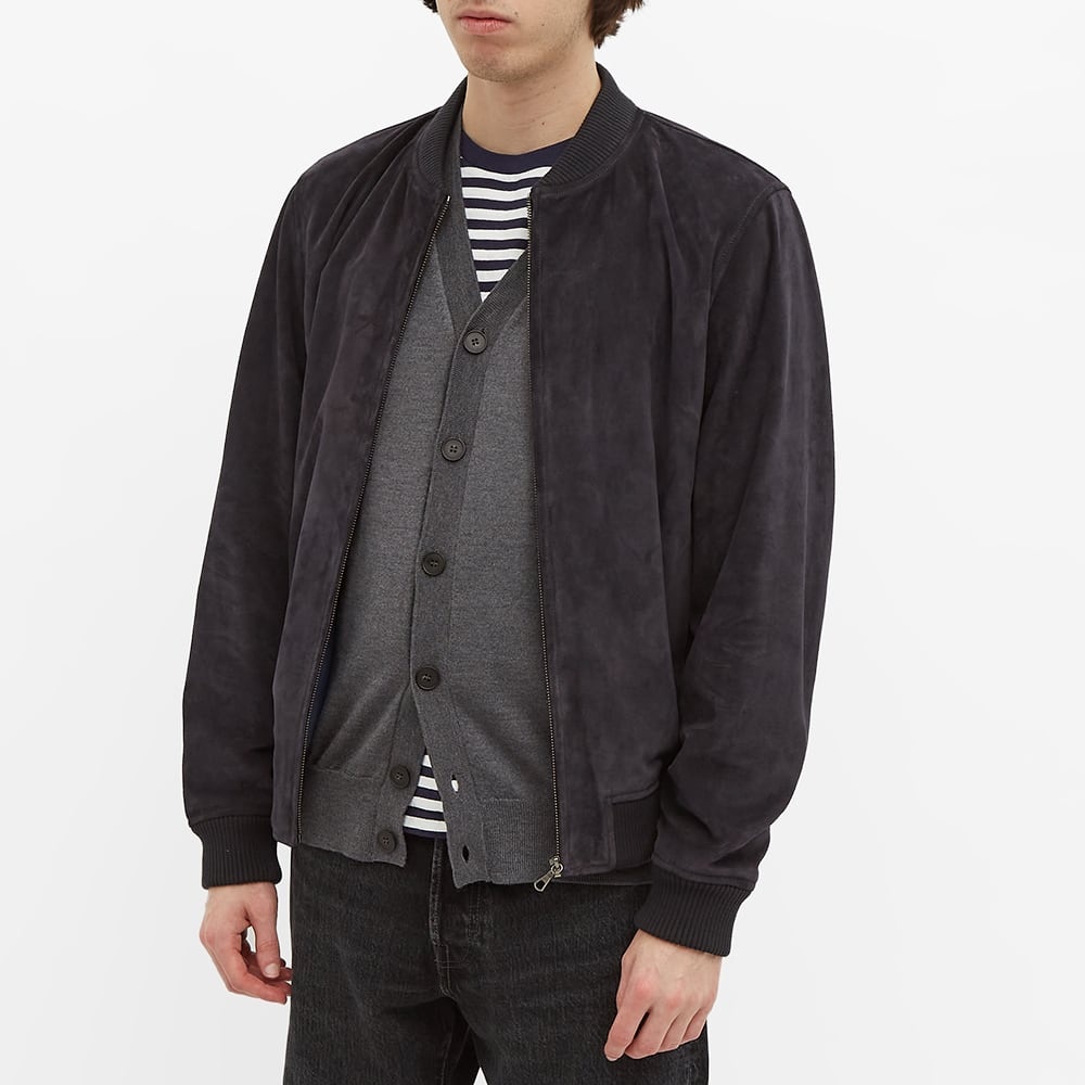 A.P.C. Suede Bomber Jacket - 5