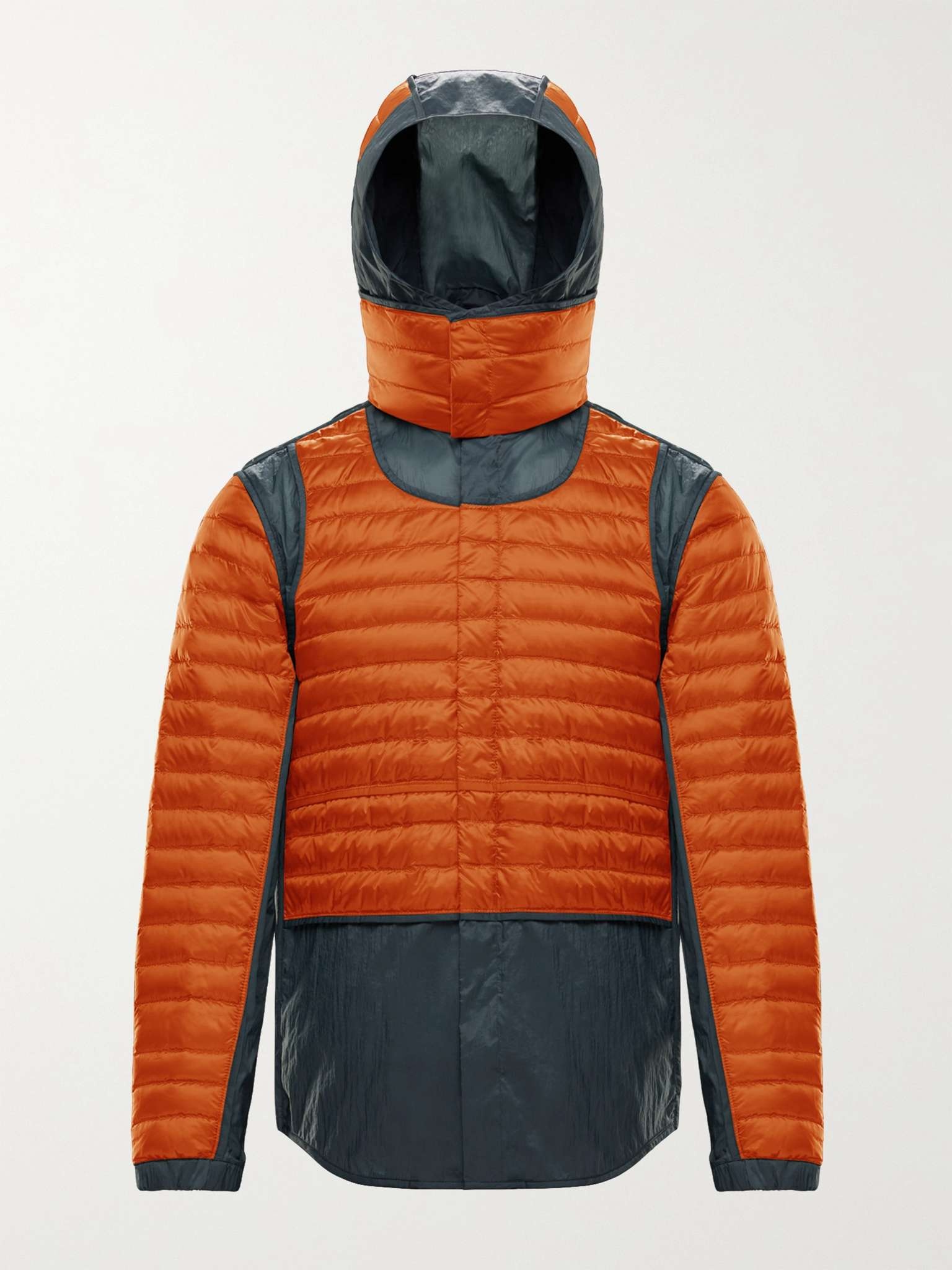 5 Moncler Craig Green Chrysemys Panelled Quilted Nylon Hooded Down Jacket - 1