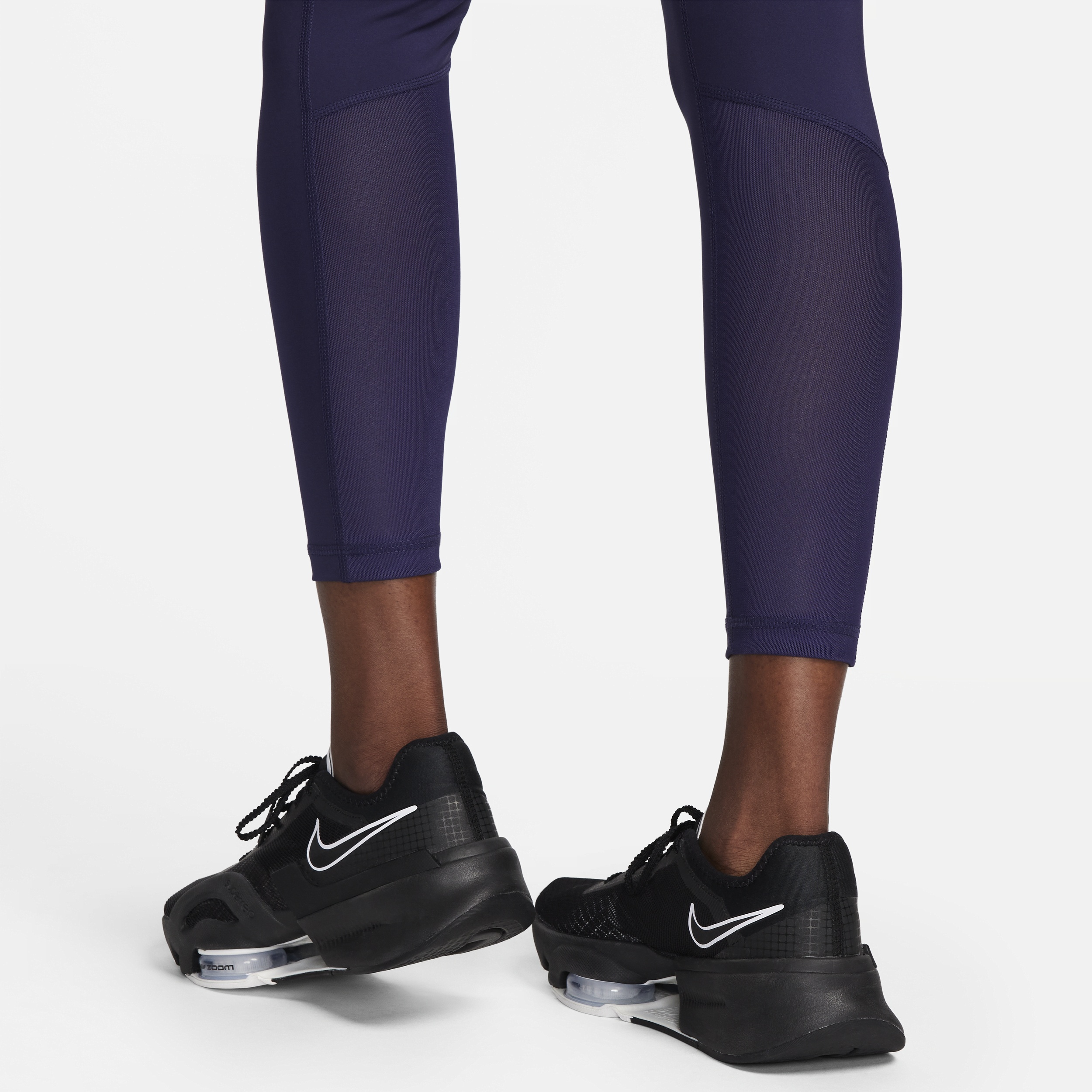 Women's Nike Pro 365 High-Waisted 7/8 Mesh Panel Leggings - 5