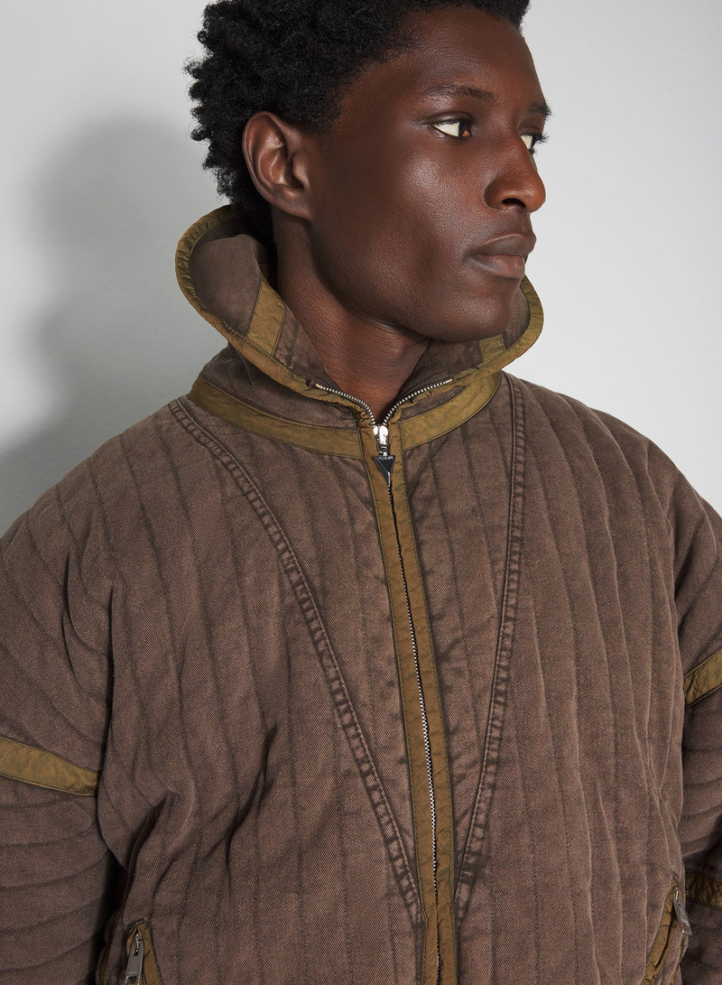 brown quilted cargo jacket 4