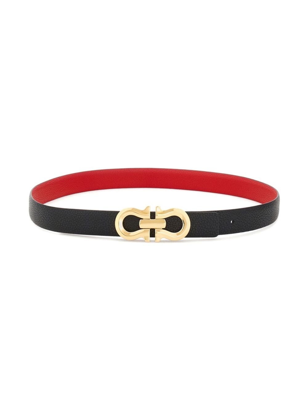 Gancini reversible leather belt - 3