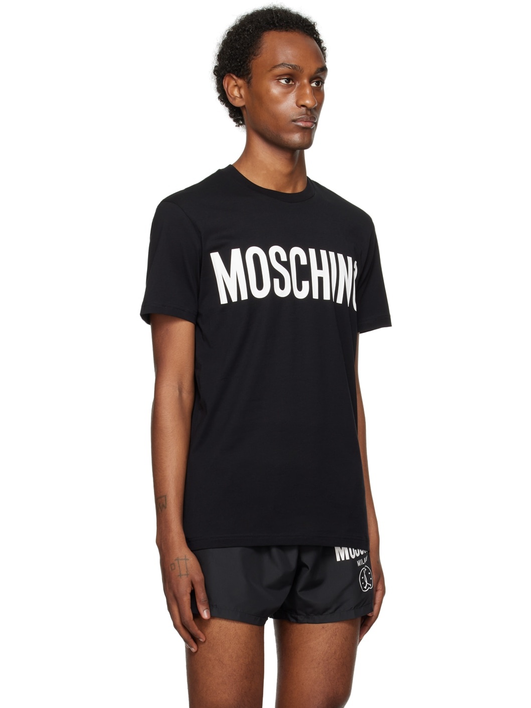 Black Printed T-Shirt - 2