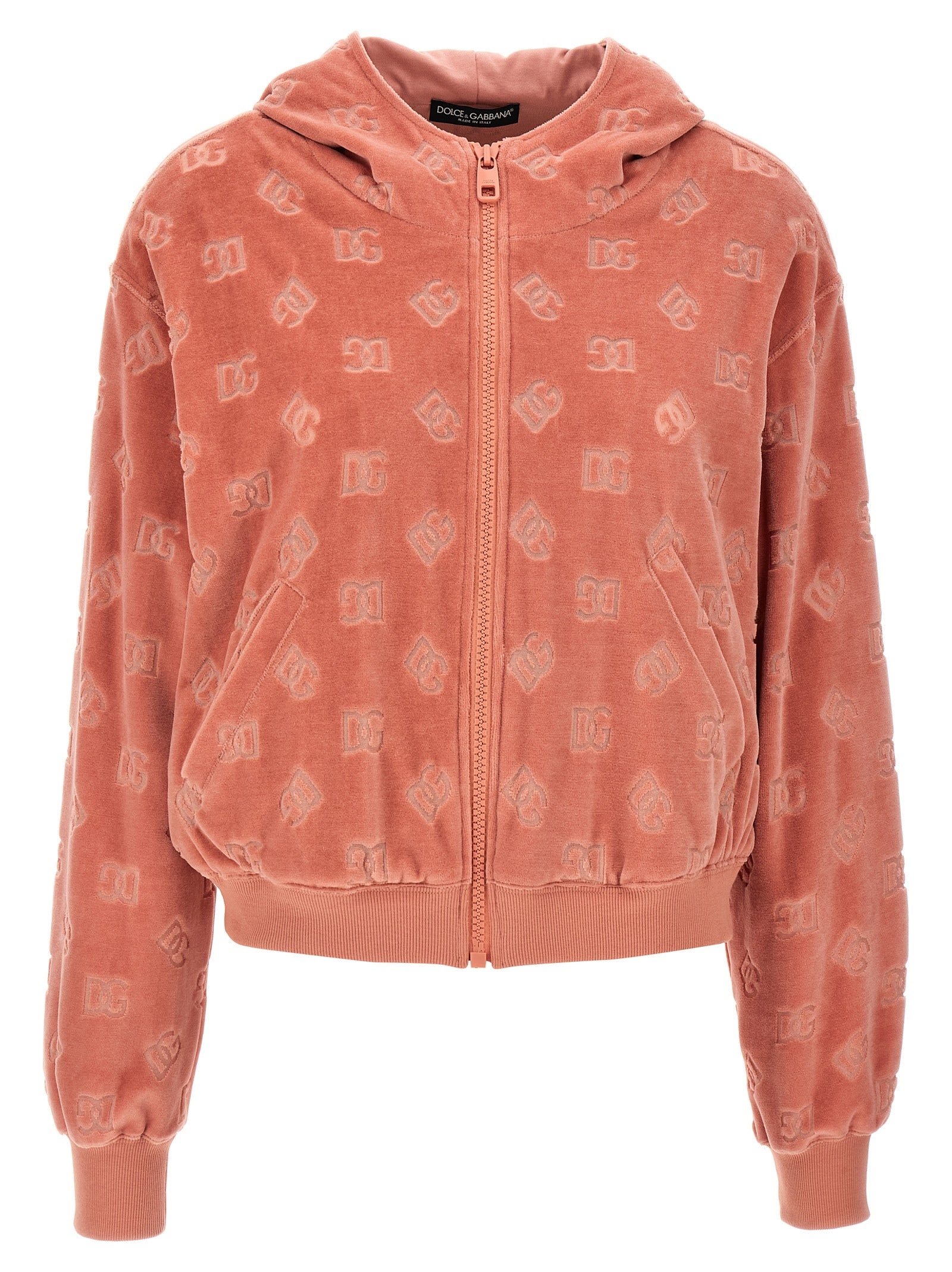 Logo Hoodie Sweatshirt Pink - 1