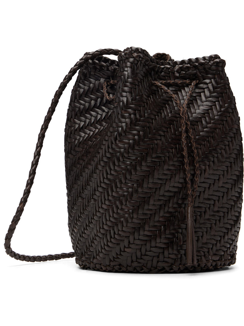 DRAGON DIFFUSION Brown Pompom Double Jump Bag outlook
