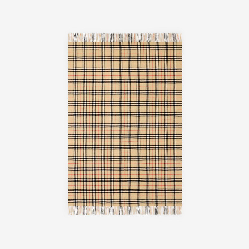 Burberry Check Cashmere Blanket outlook