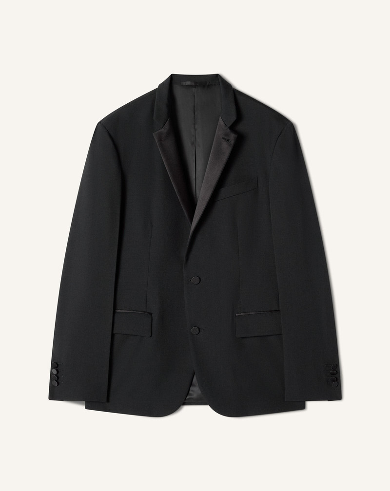 WOOL JACKET WITH STAND-UP COLLAR 1