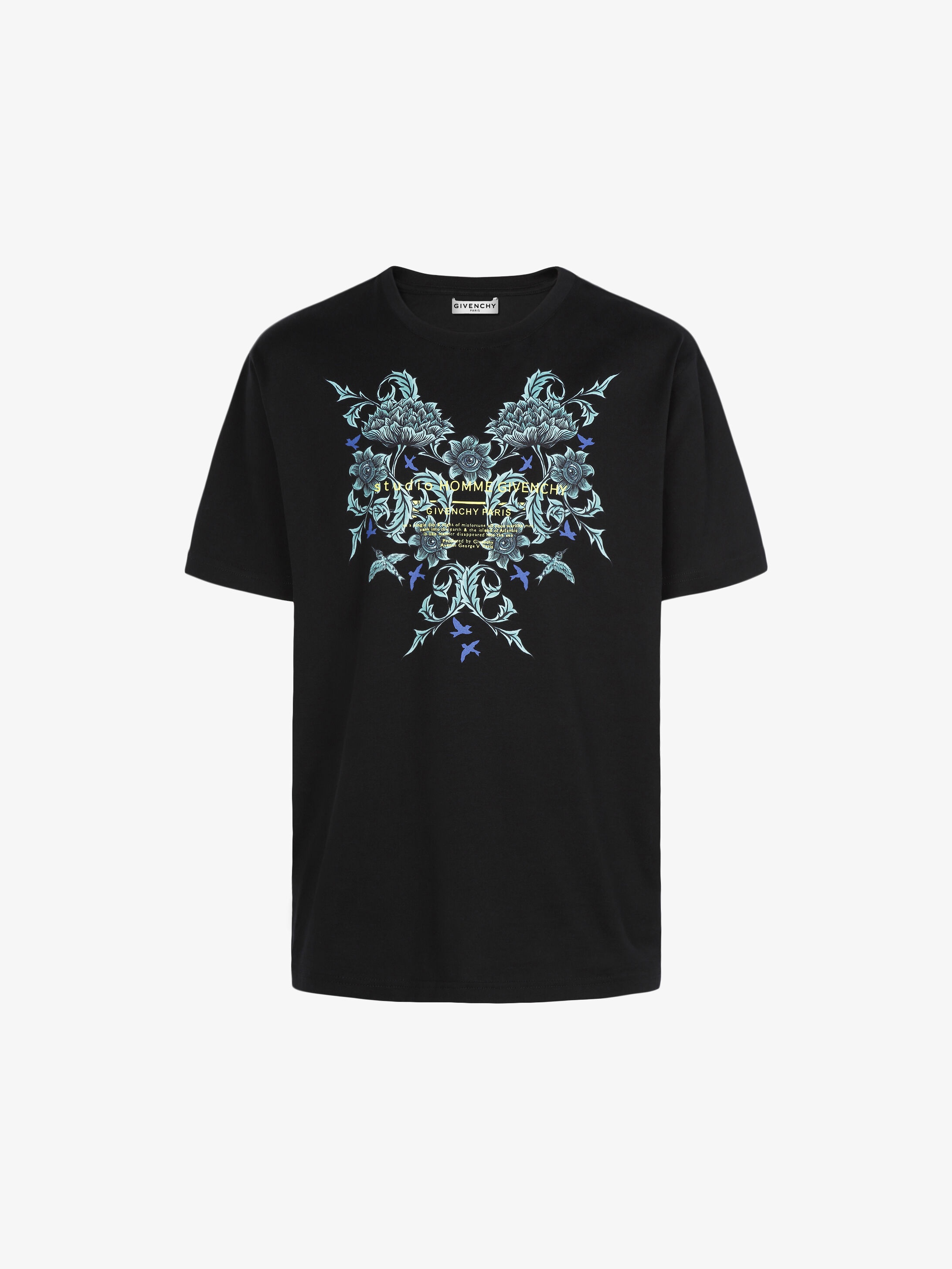 Studio Homme floral printed t-shirt - 1