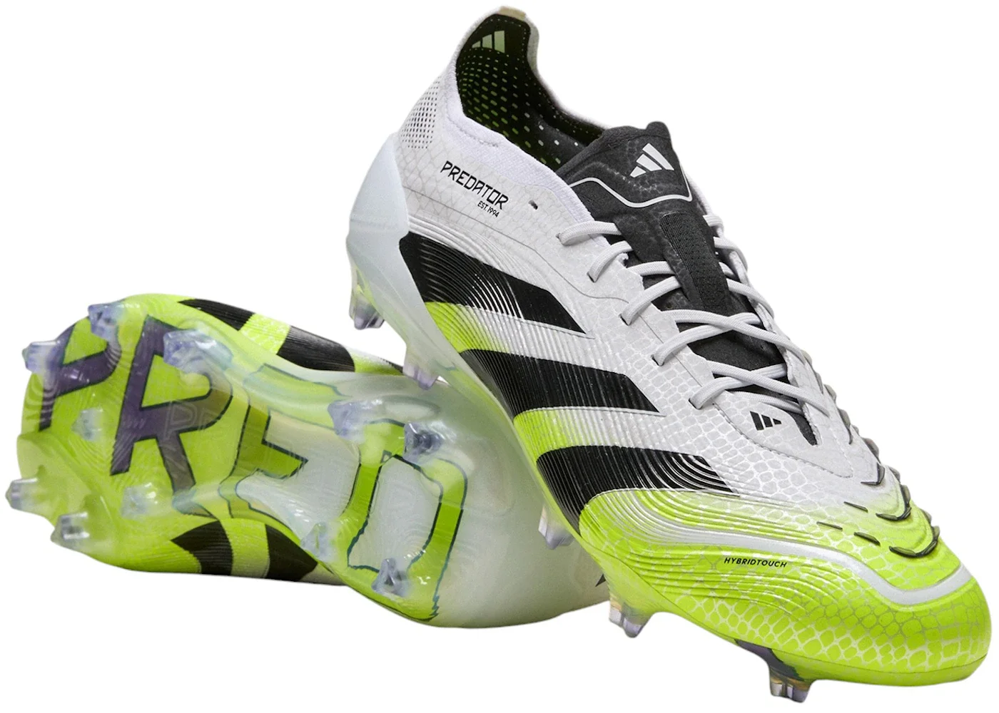 adidas Predator Elite FG Cloud White Core Black Lucid Lemon - 1