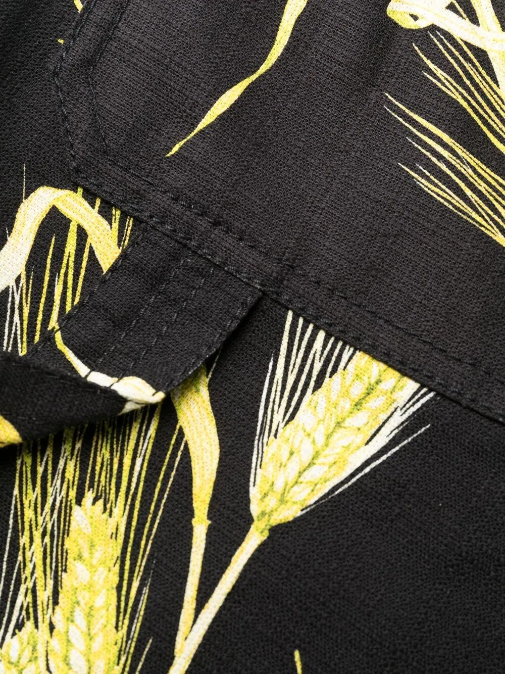leaf-print trousers - 8