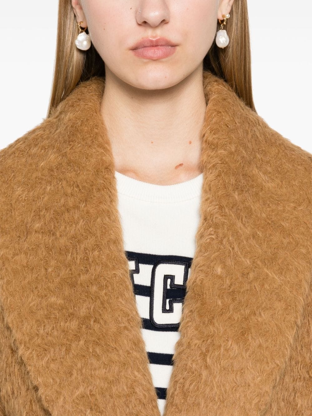 shawl-collar coat - 5