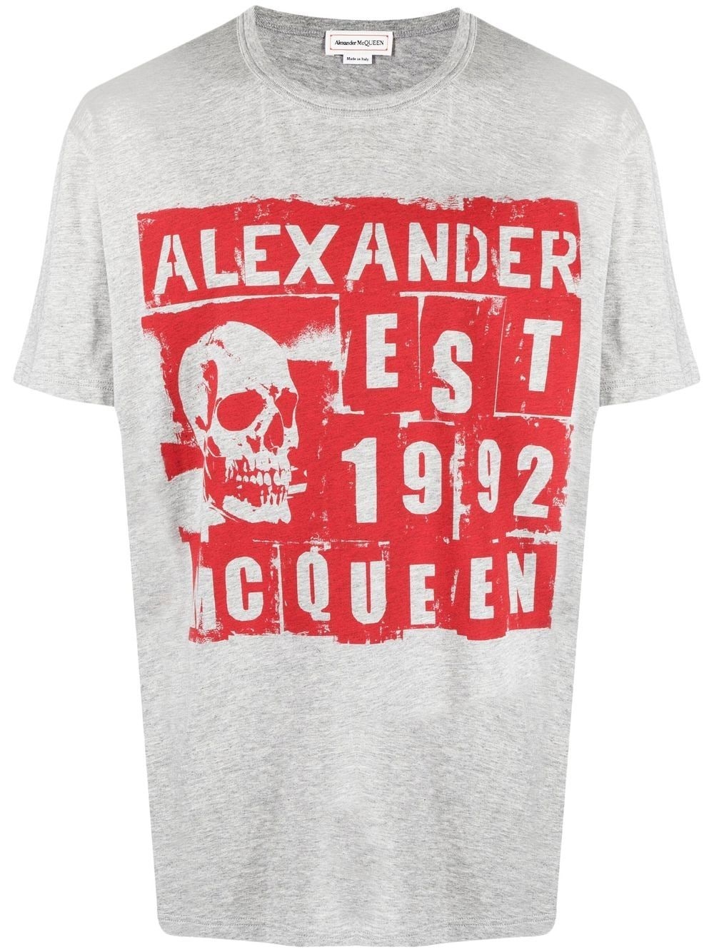 skull-print T-shirt - 1