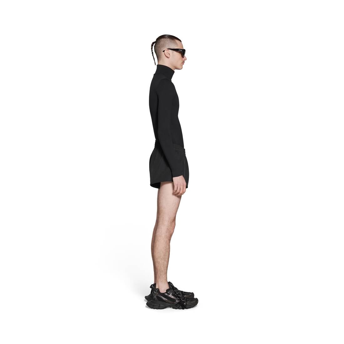 Running Shorts in Black - 3