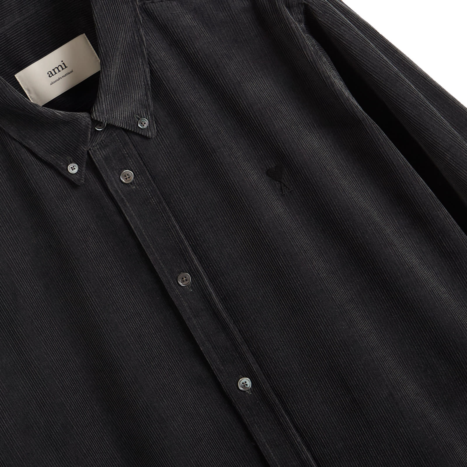 AMI Paris Fine Corduroy Velvet ADC Shirt - 3