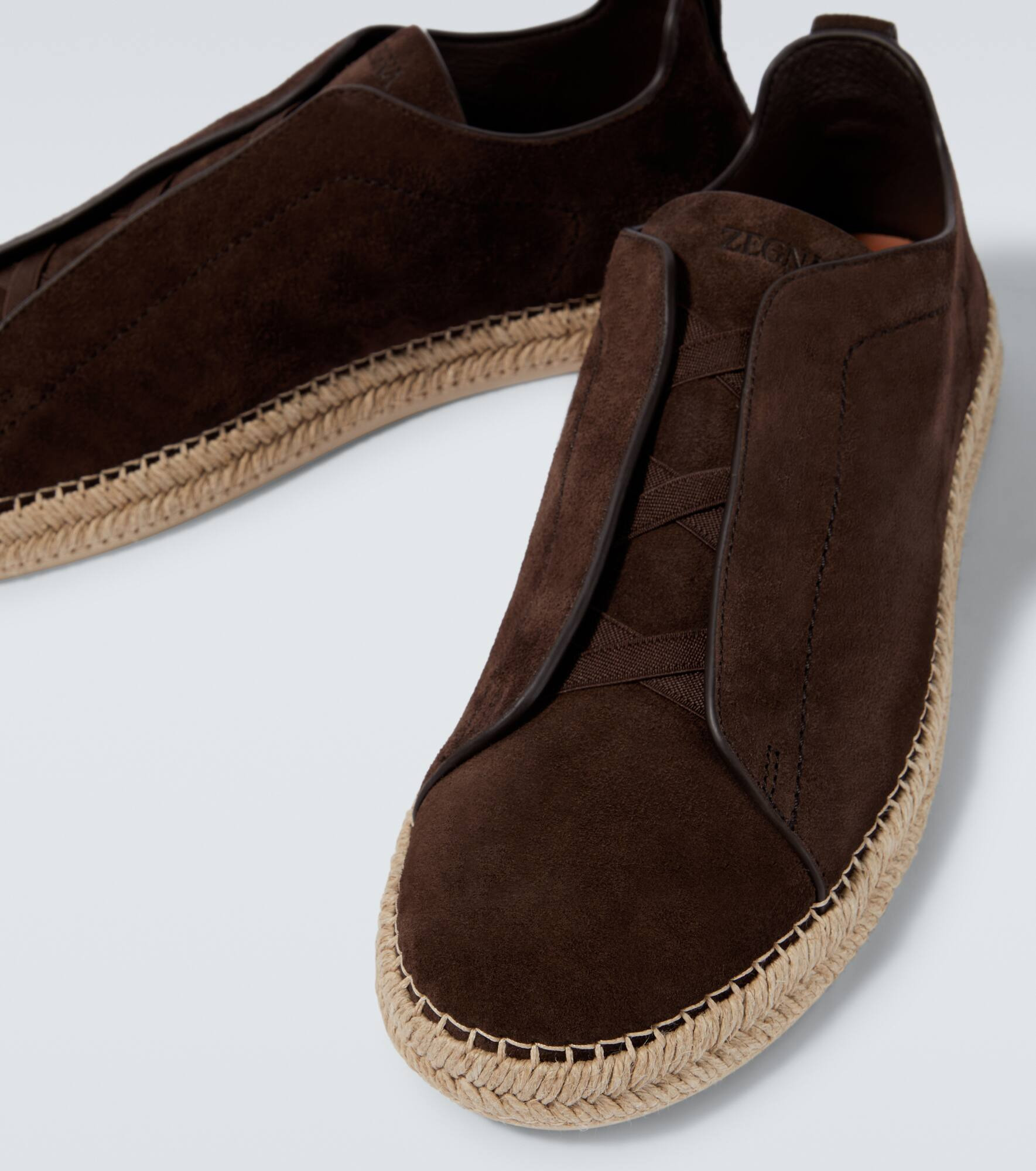Triple Stitch suede espadrilles - 3