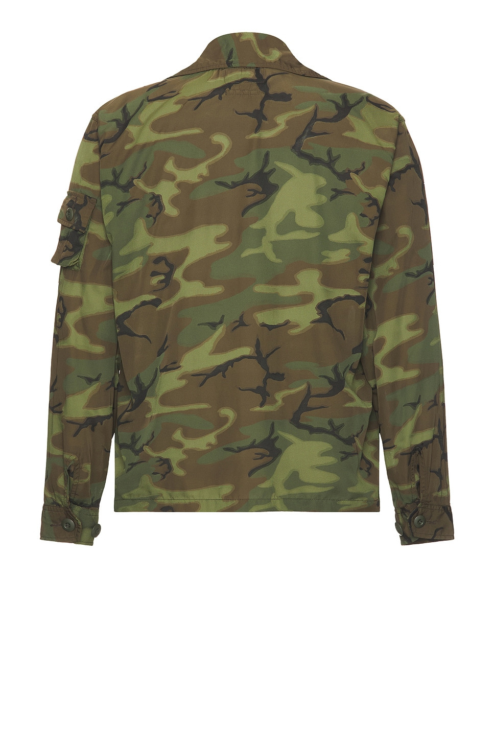 Mesh Camo Jacquard Mapping Print Shirt in Camo - 2