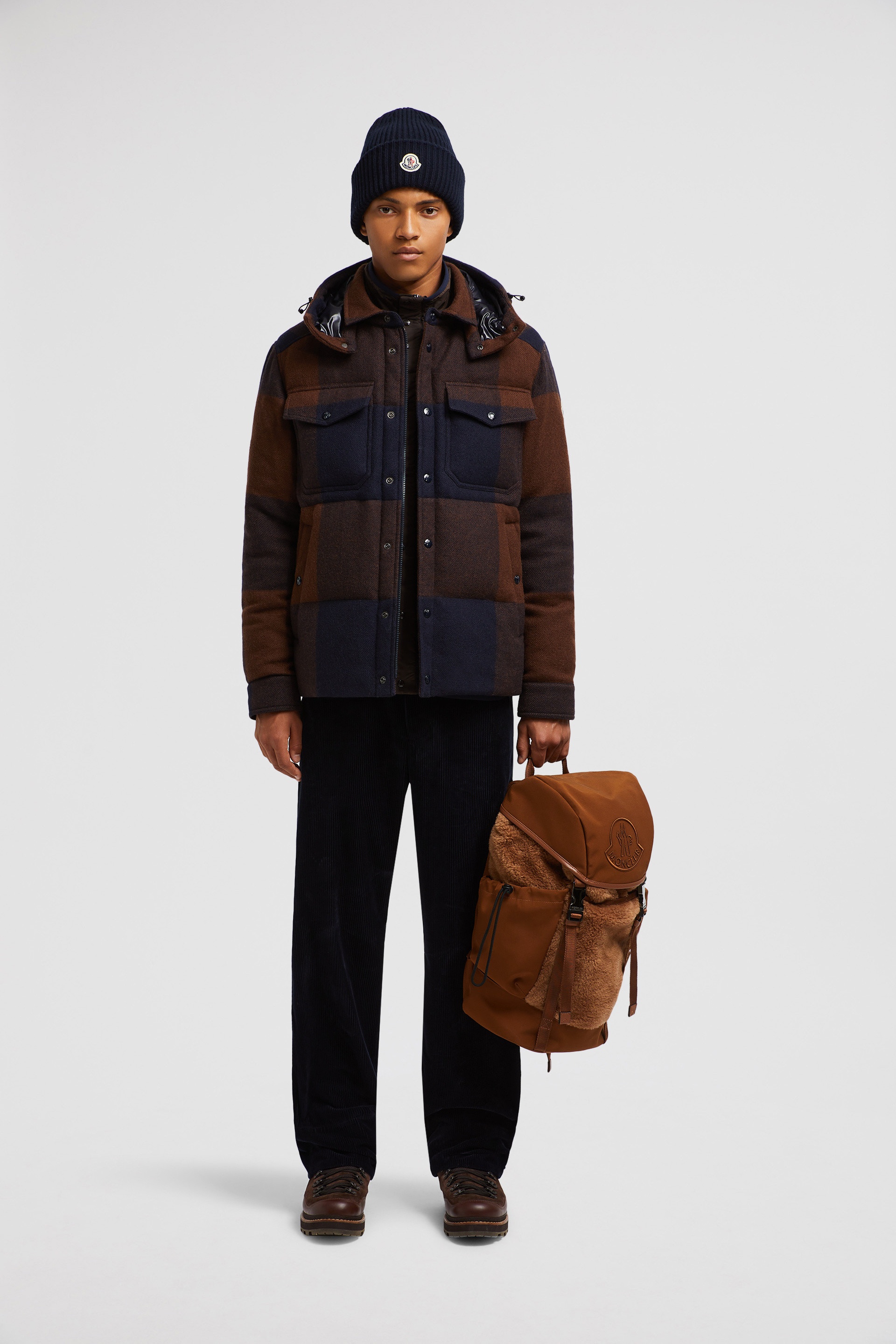 Ladurns Hooded Wool Down Shirt Jacket - 2