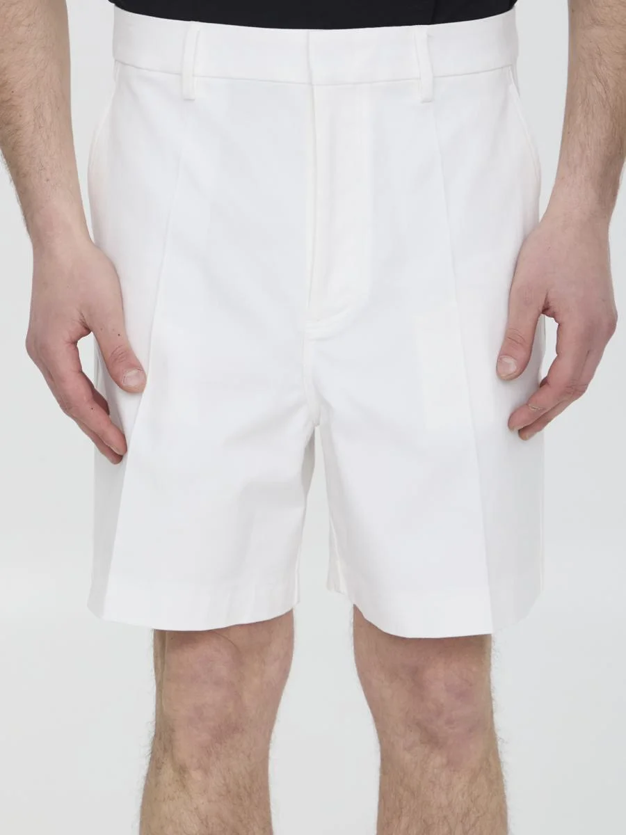 Valentino Garavani Bermuda Shorts With V Detail - 1