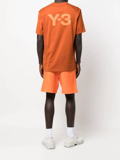 Y-3 logo-print cotton T-shirt outlook