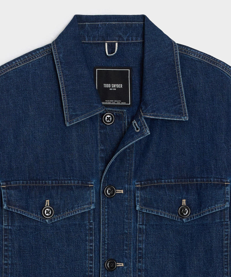 Denim Military Overshirt 6