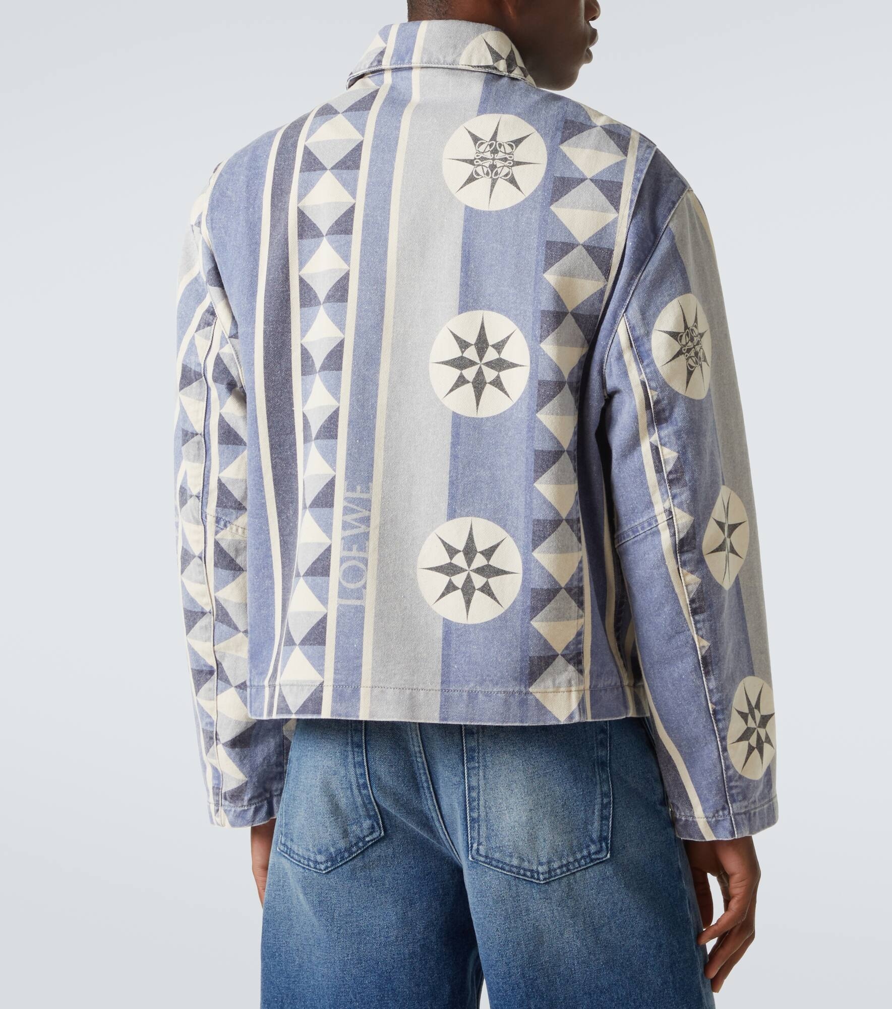 Paula's Ibiza printed denim blouson - 4