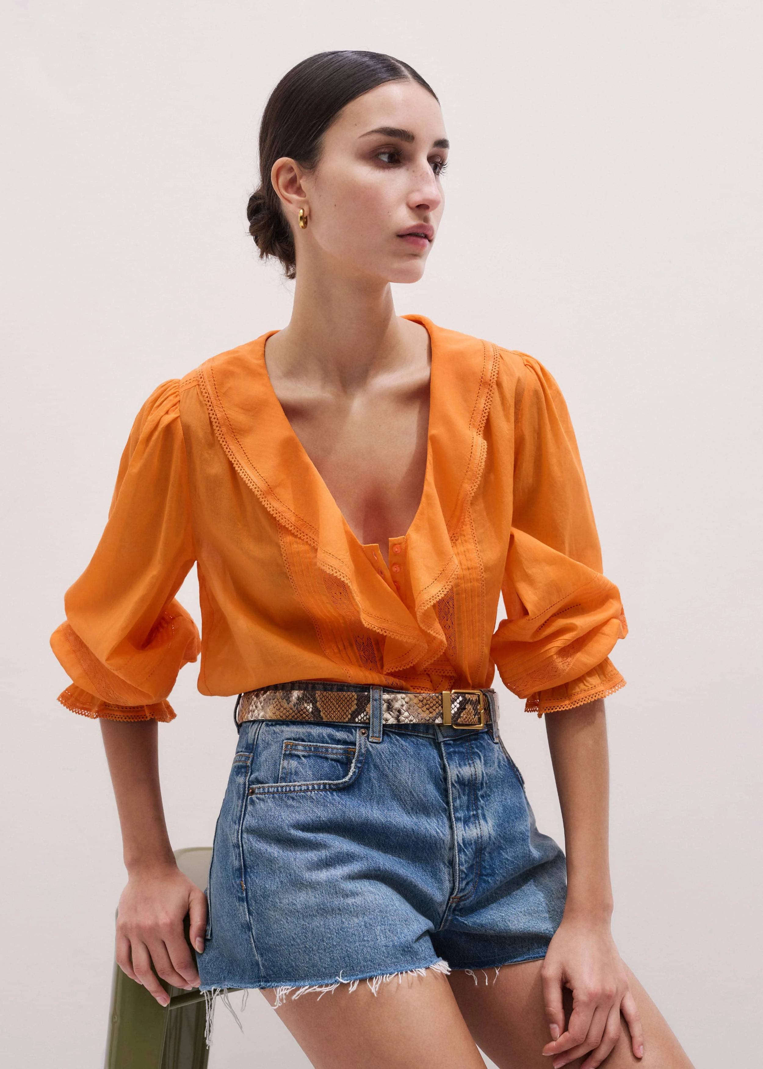 Ruffle Blouse - 1