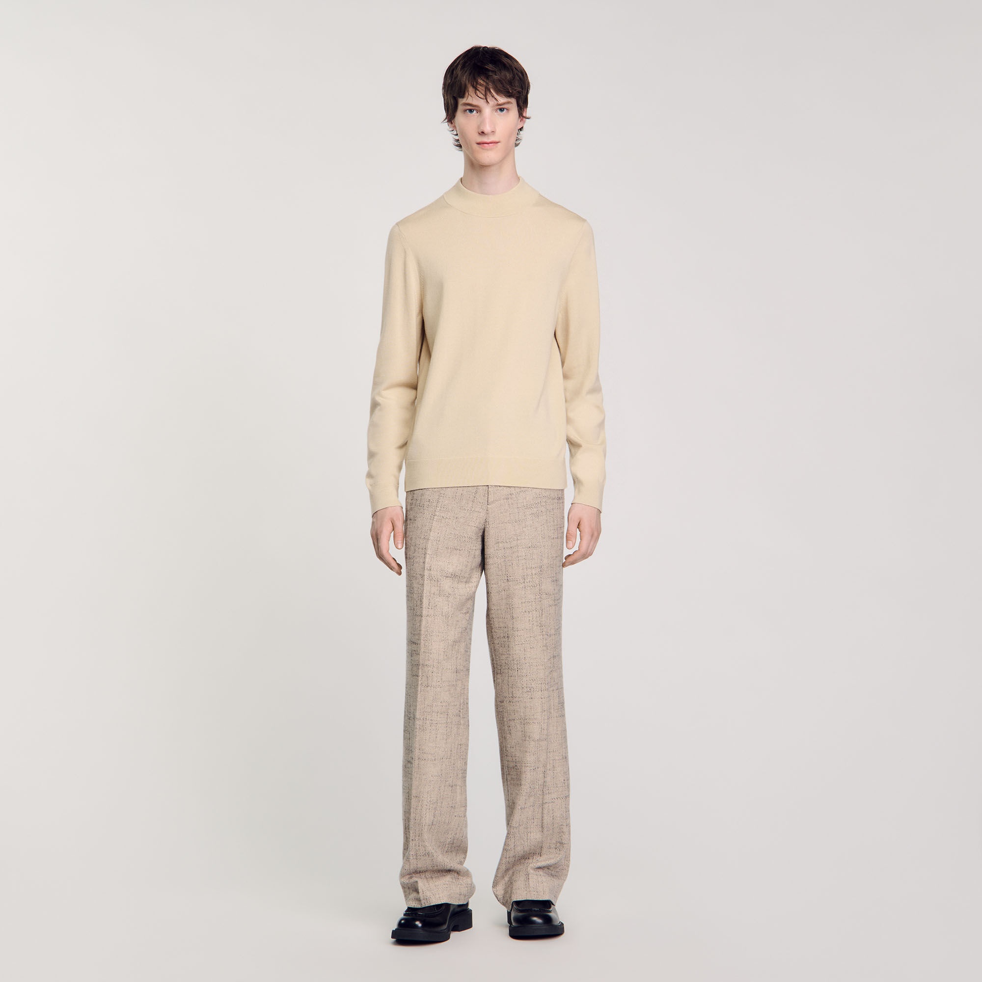 FUNNEL NECK SWEATER - 3