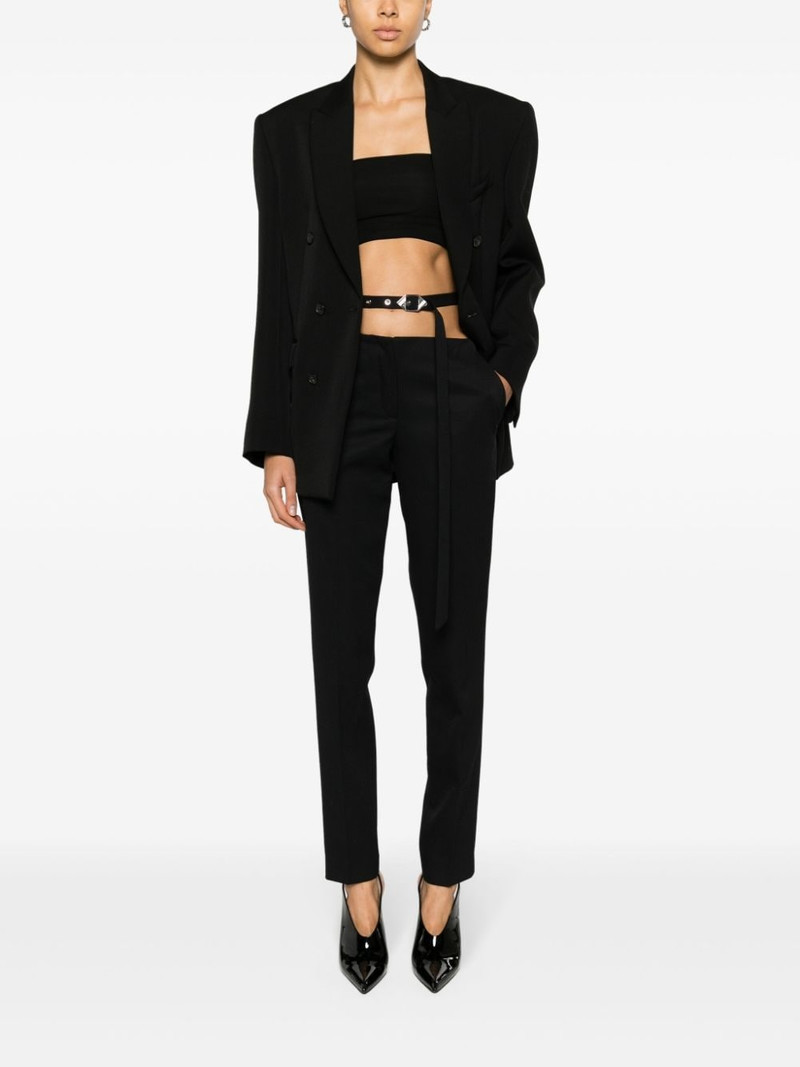 THE ATTICO waist-strap wool trousers outlook