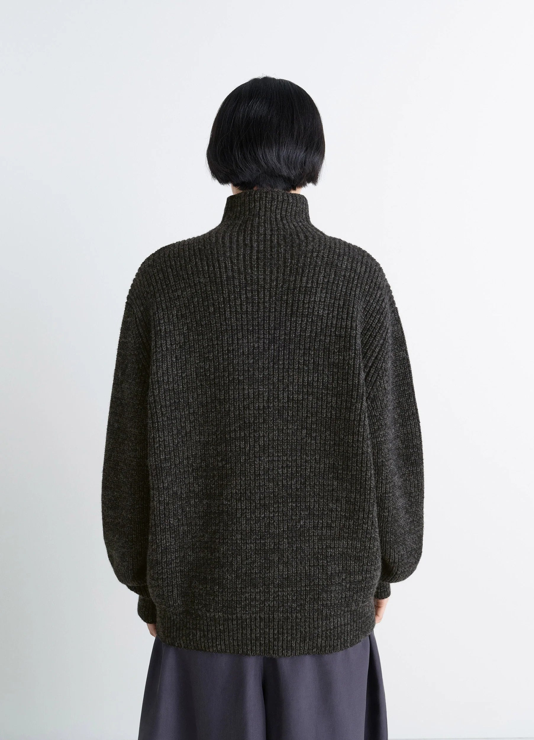 HIGH NECK SWEATER - 6