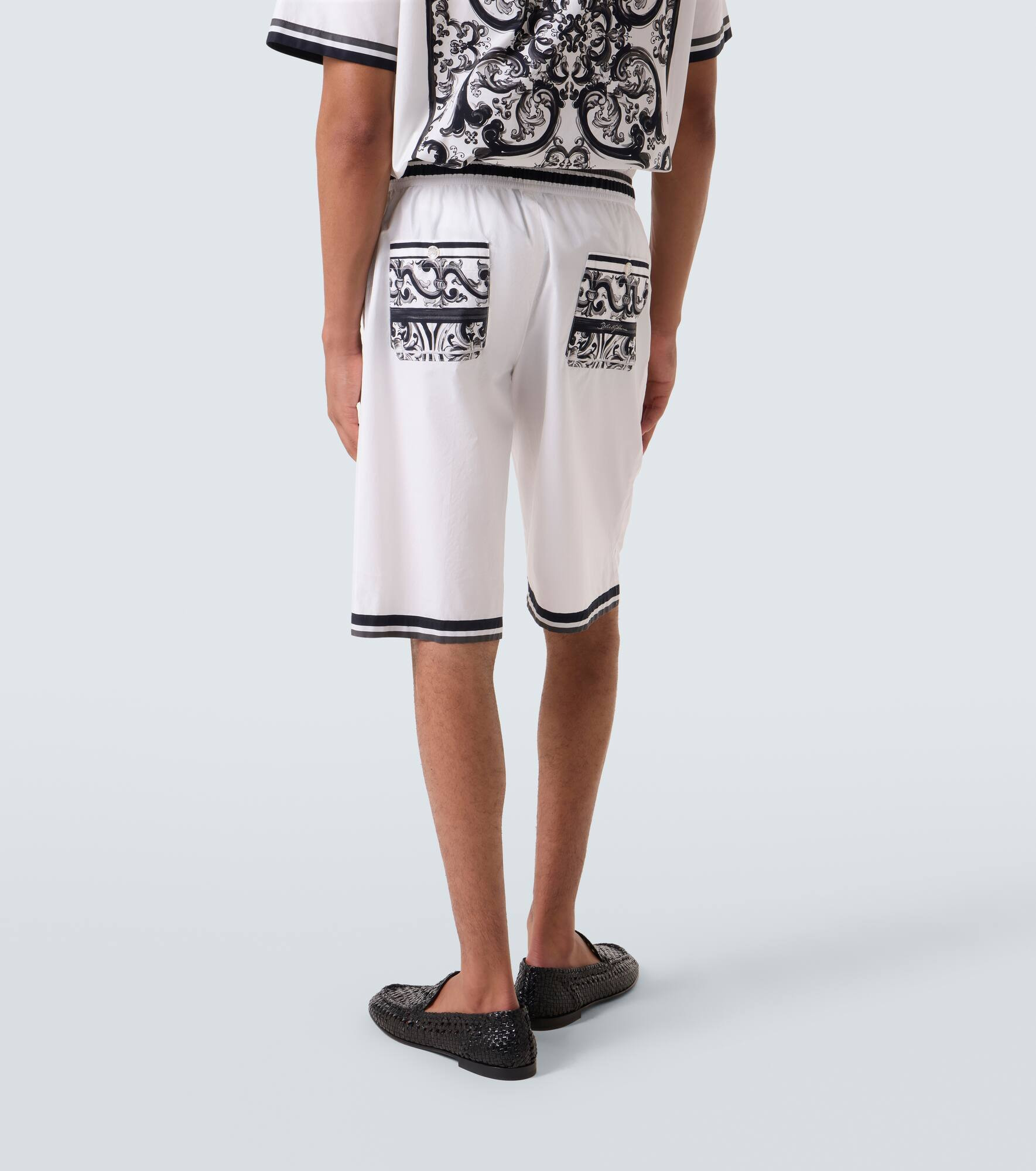 Majolica cotton shorts - 4