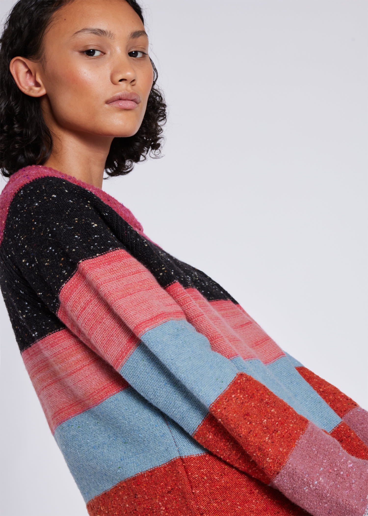 Oversized Crew Neck Sweater - 6