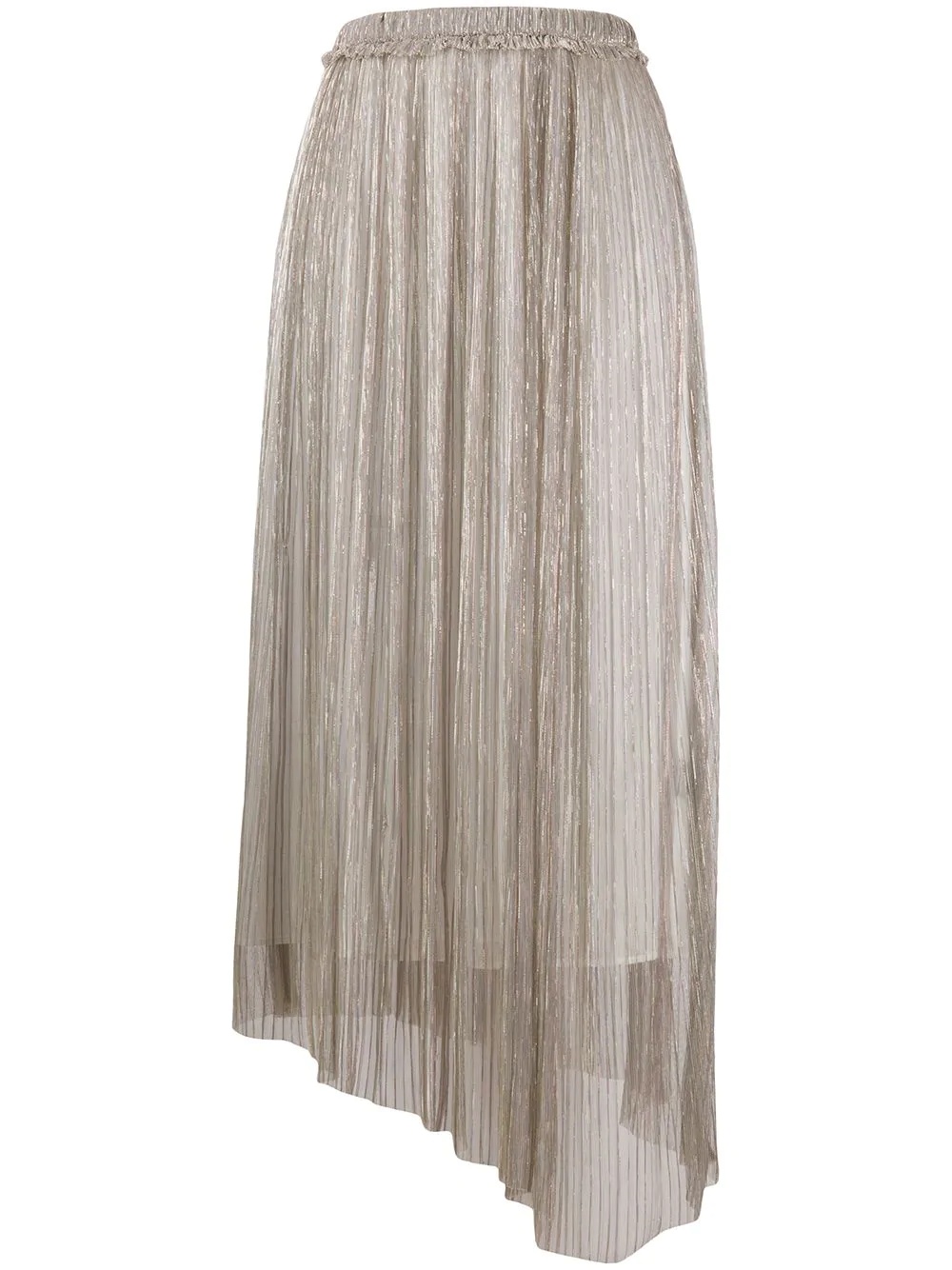 Dolmenae metallic pleated skirt - 1