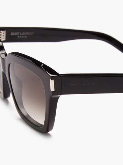 SAINT LAURENT Square acetate sunglasses outlook