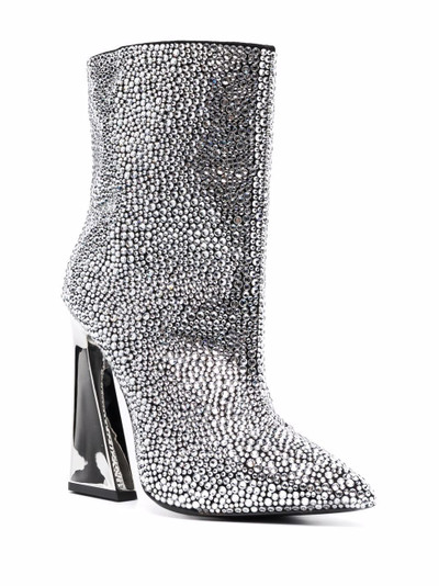 PHILIPP PLEIN crystal-embellished ankle boots outlook
