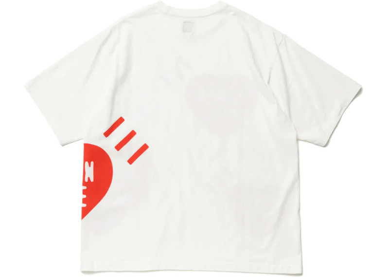 Human Made Human Made Big Heart T-Shirt White Red outlook