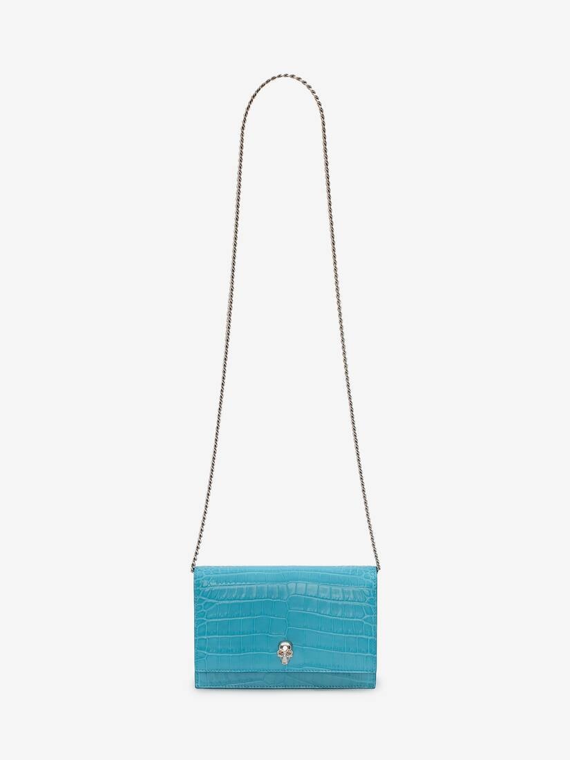 Small Skull Bag in Cerulean - 5