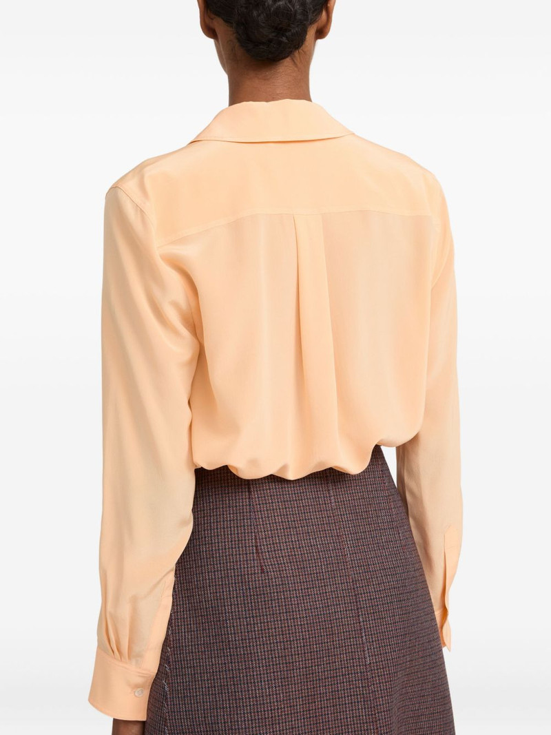 tie-neck silk blouse 4