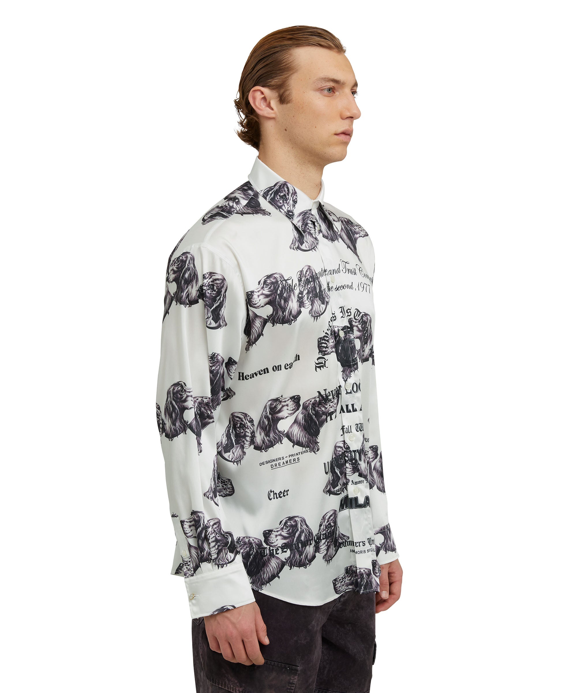 Shirt with graphic print from the "Never look back" collection - 4