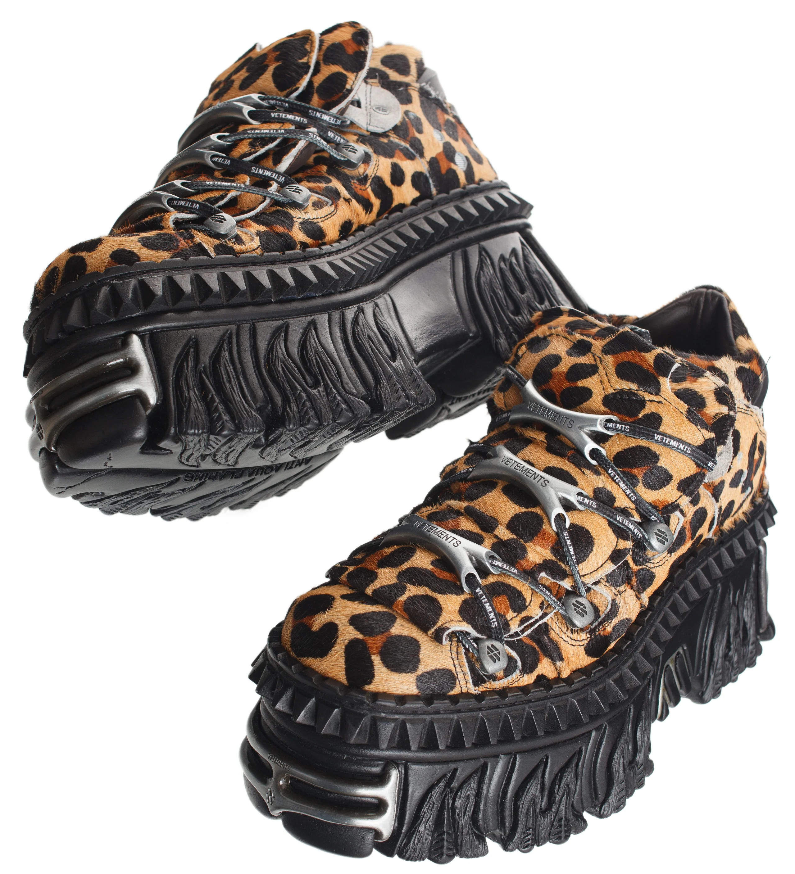 VETEMENTS X NEW ROCK PLATFORM BOOTS - 1