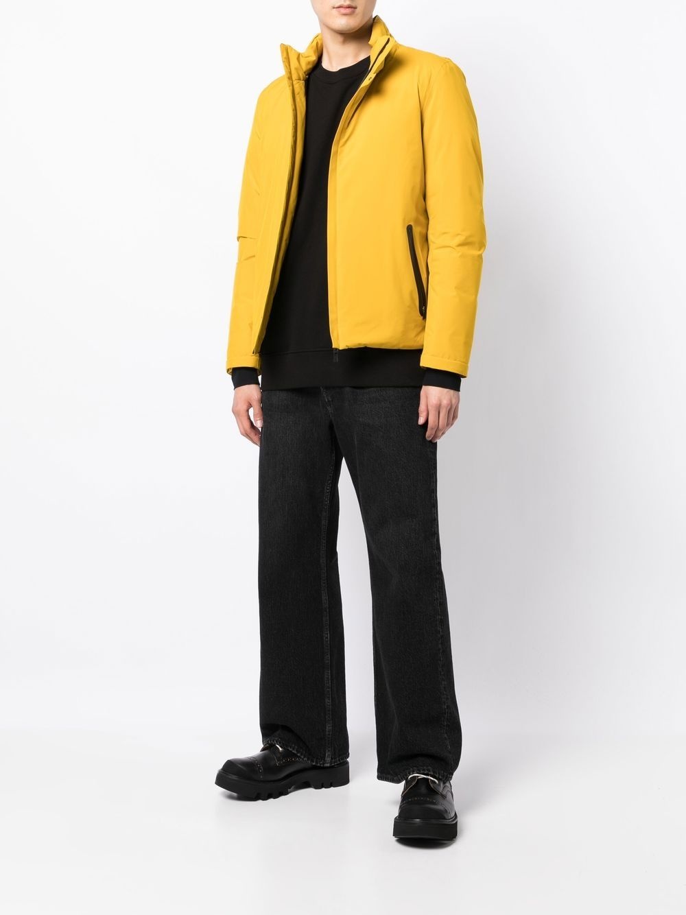 padded drawstring-hooded jacket - 6