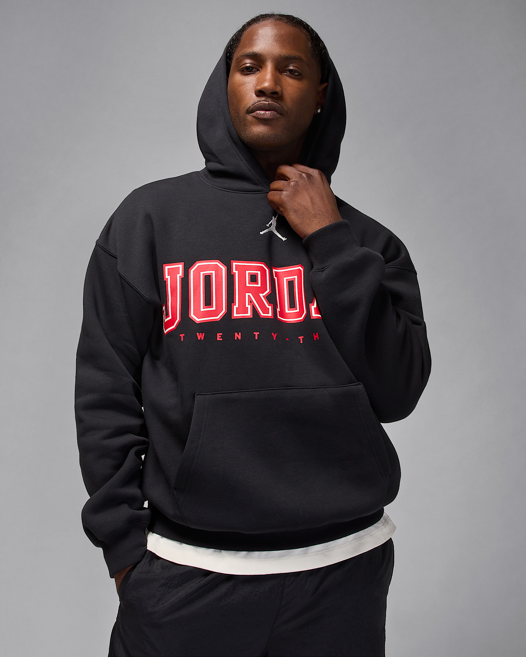 Jordan Brooklyn Fleece Men's Oversized Pullover Hoodie - 1