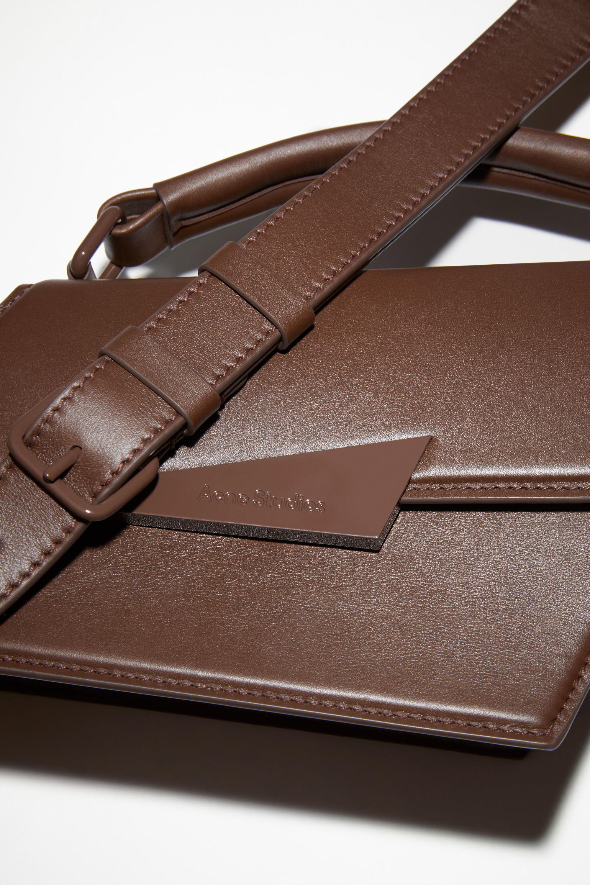 Distortion mini bag - Chocolate brown - 7