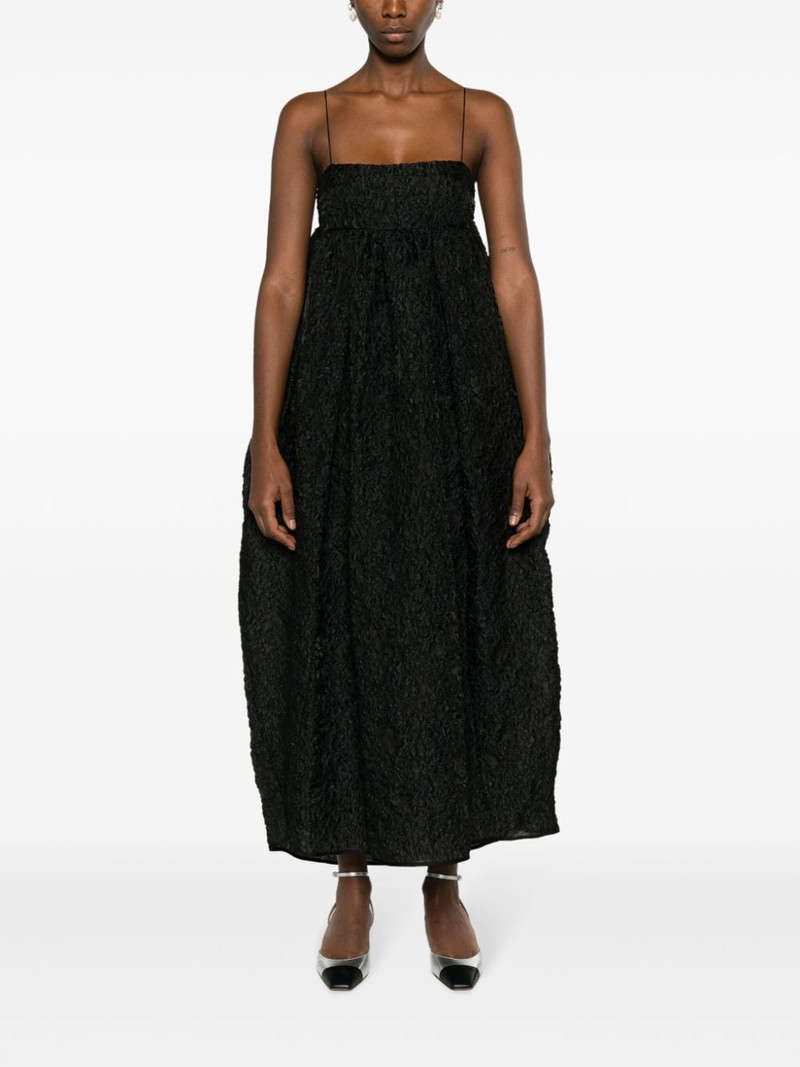 CECILIE BAHNSEN Vilma matelassÃ© midi dress outlook
