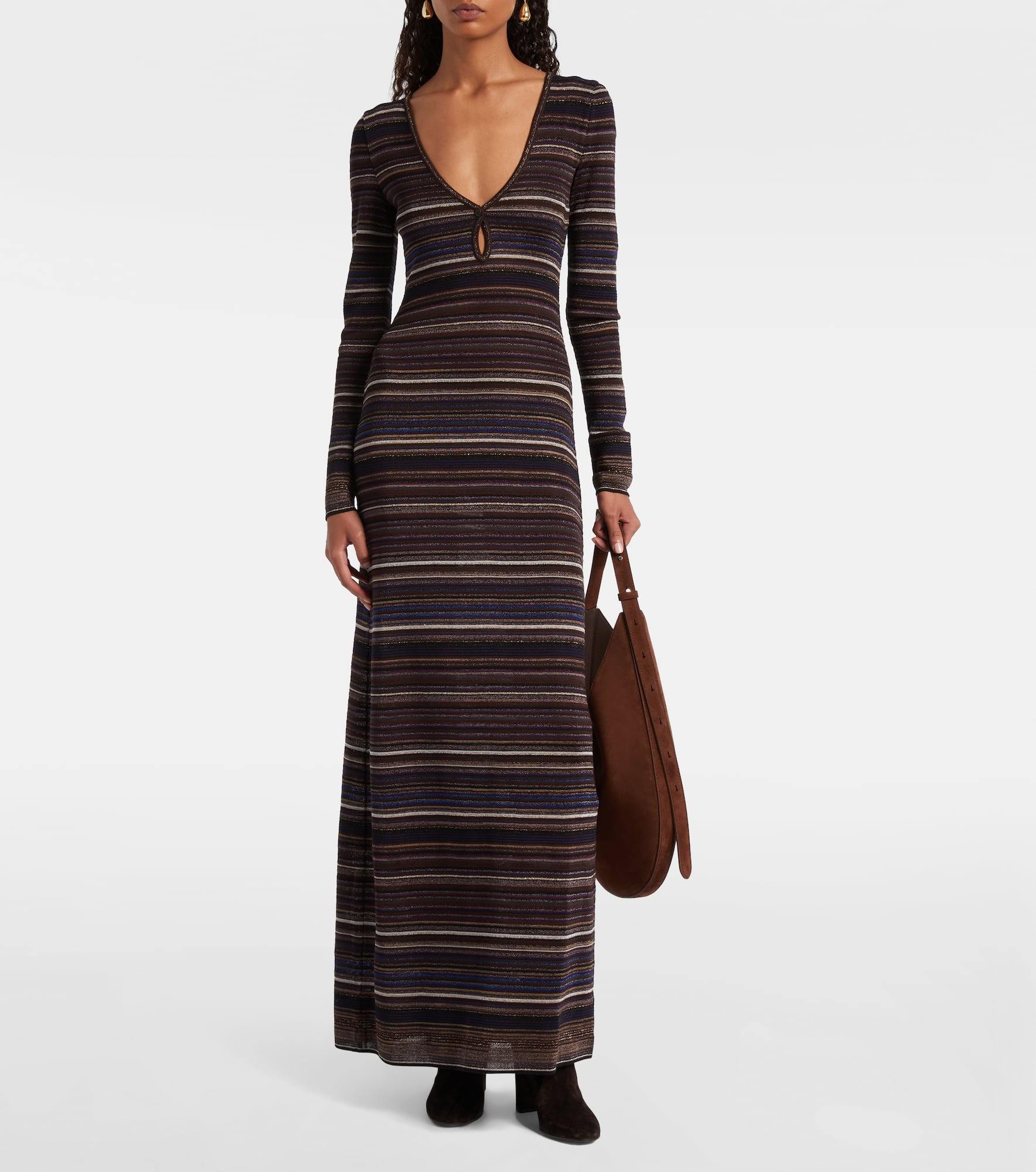 Striped maxi dress - 2