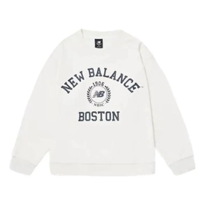 (WMNS) New Balance NBX Soft Alpine Crew Pullover 'White' AWT34310-CIC - 1