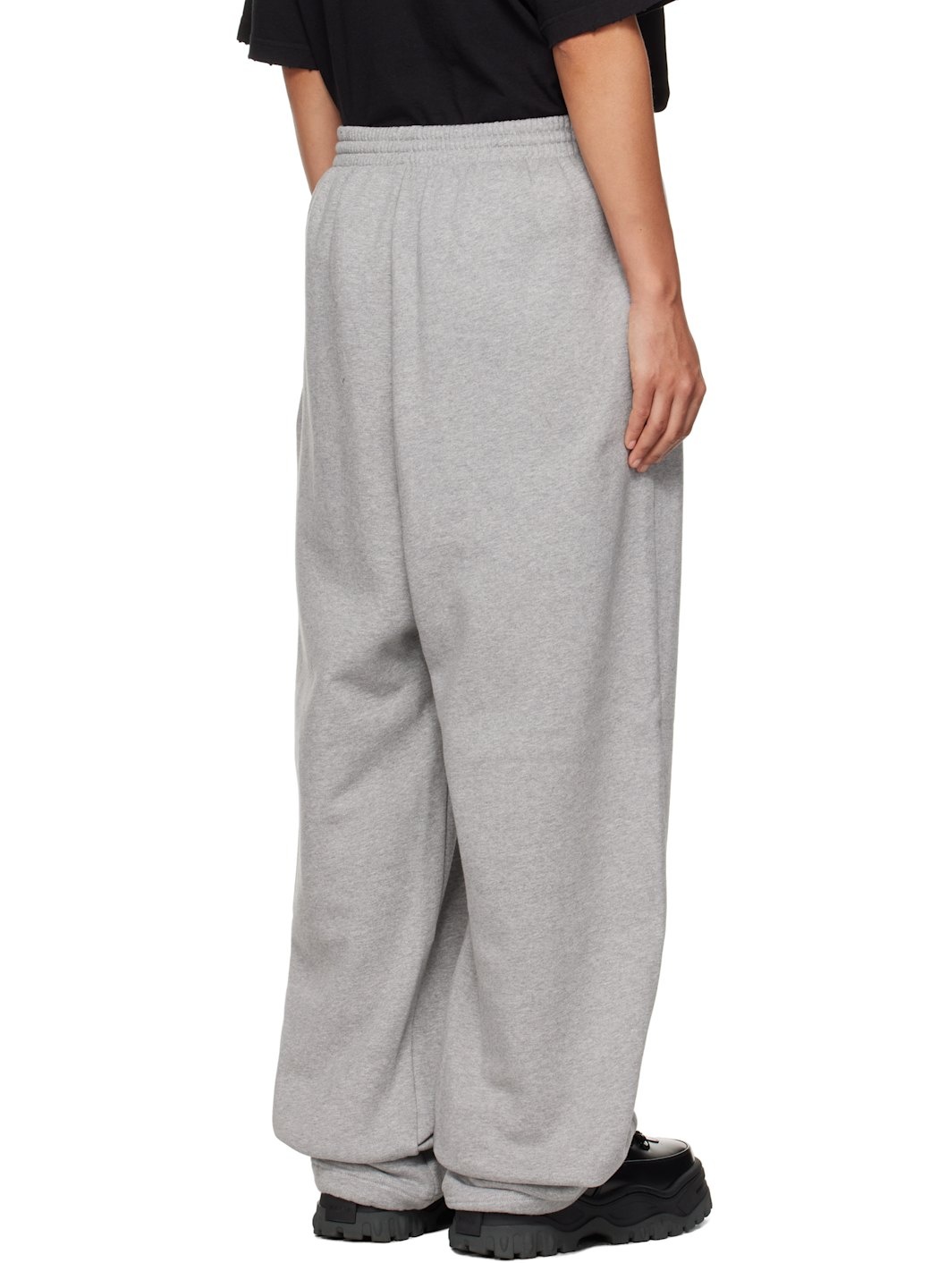 Gray Pearl Logo Jersey Lounge Pants - 3