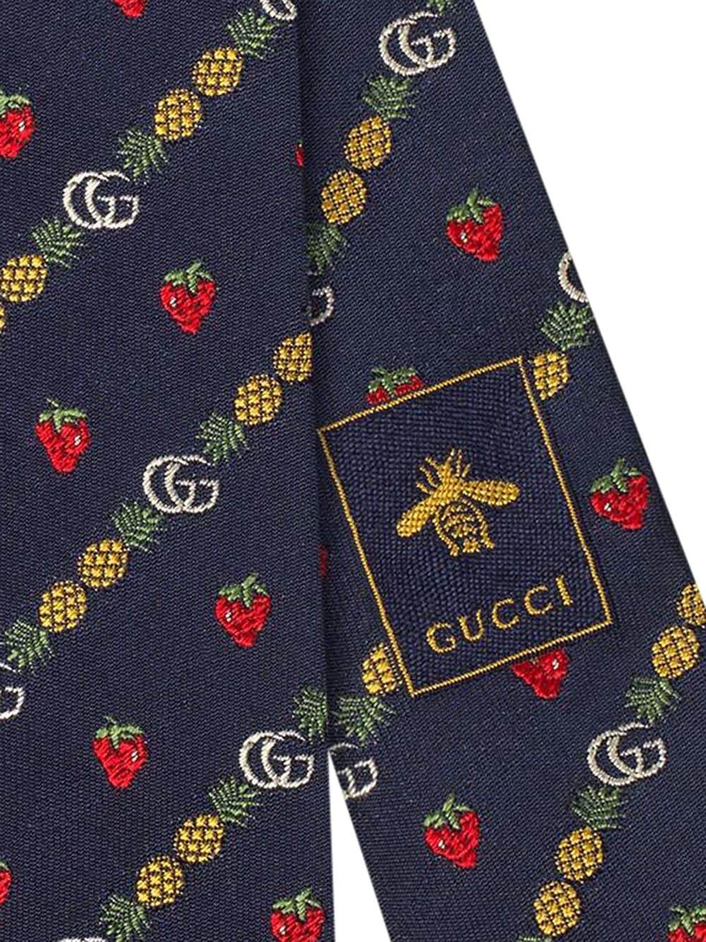 Double G pineapple strawberry tie - 2