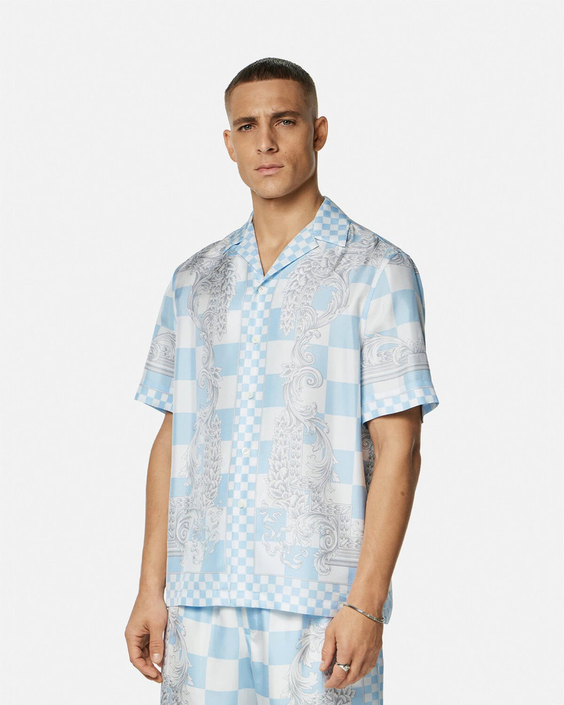 Medusa Contrasto Silk Shirt 4