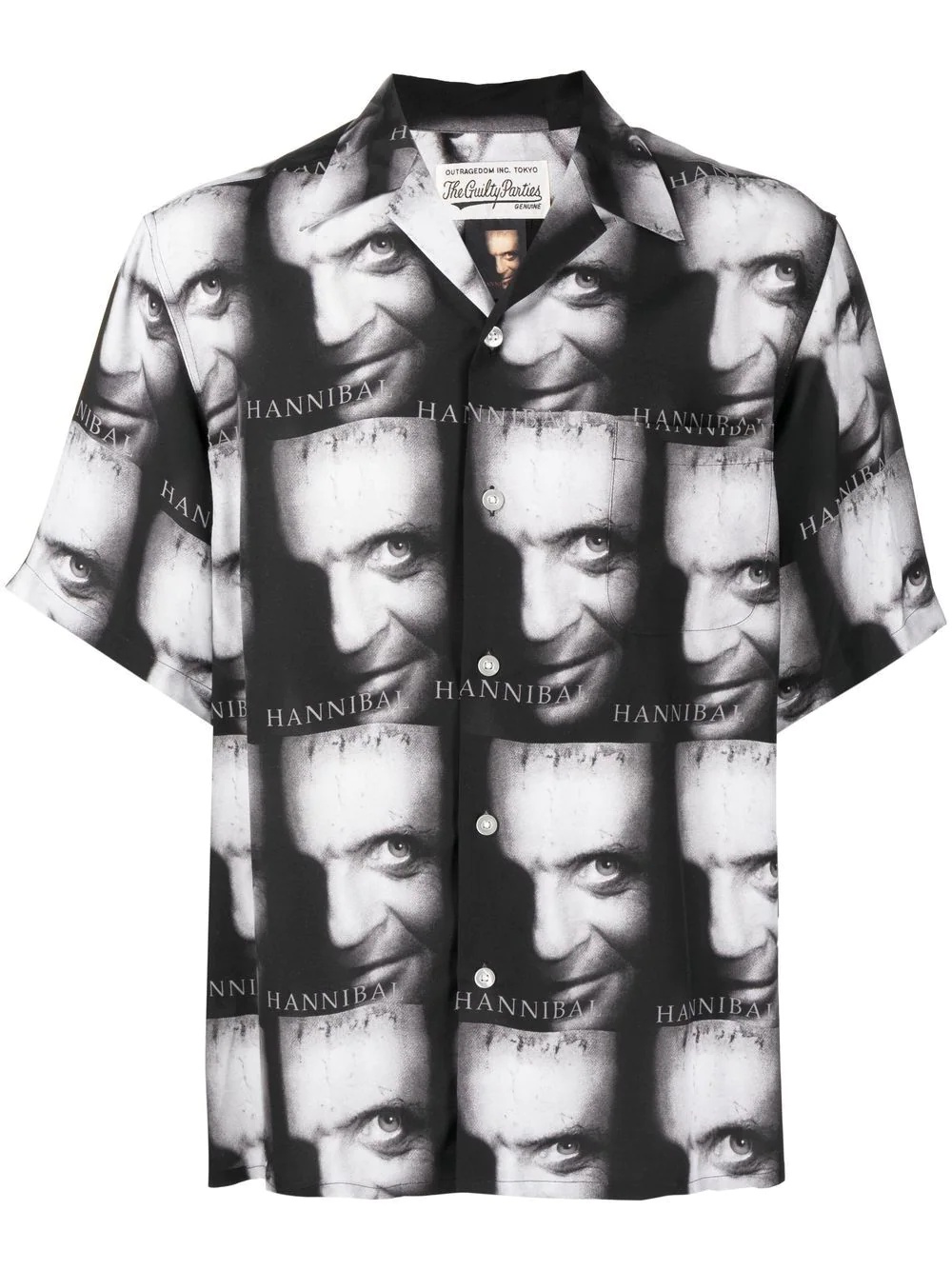 Hannibal-print short-sleeve shirt - 1